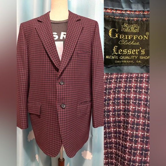 Griffin vintage suit blazer jacket- - Picture 1 of 5